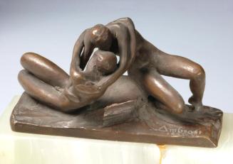 Gustinus Ambrosi, Der Kuss, 1923, Bronze, 7 × 12 × 5 cm, Belvedere, Wien, Inv.-Nr. A 125