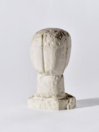 Fritz Wotruba, Kopf der Stehenden Figur, 1956, Gipsguss nach Tonmodell, 17,5 × 10,5 × 10 cm, Be ...