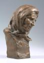 Gustinus Ambrosi, Die Bettlerin, 1909, Bronze, H: 25 cm, Belvedere, Wien, Inv.-Nr. A 212