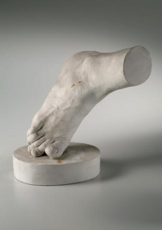 Gustinus Ambrosi, Rechter weiblicher Fuß, 1953, Gips, H: 24 cm, Belvedere, Wien, Inv.-Nr. A 407