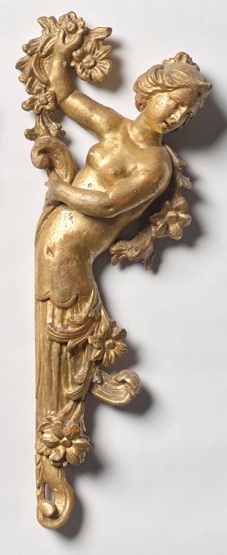 Karyatide, undatiert, Holz, geschnitzt und vergoldet, 58 × 21 × 7 cm, Belvedere, Wien, Inv.-Nr. ...
