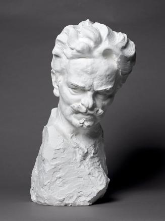 Gustinus Ambrosi, August Strindberg, 1911, Gips, 75 cm, Belvedere, Wien, Inv.-Nr. 1715