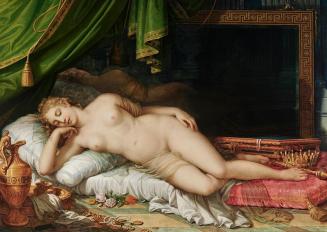 Johann Baptist Lampi, Venus, auf einem Ruhebett schlafend, 1826, Öl auf Leinwand, 145 x 206 cm, ...