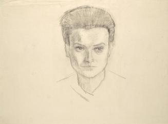 Walther Gamerith, Susanne Schönberger, undatiert, Kohle auf Papier, 48 x 63 cm, Belvedere, Wien ...