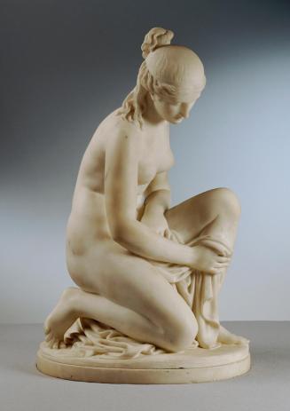 Johann Nepomuk Schaller, Venus nach dem Bade, 1816, Carraramarmor, H: 53 cm, Belvedere, Wien, I ...