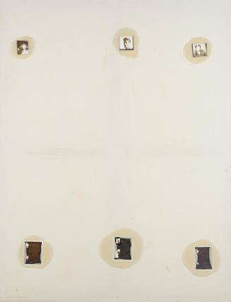 Gerhard Kaiser, Ensemble, 1990, Polaroid und Leim auf Leinwand, 130 × 100 cm, Belvedere, Wien,  ...