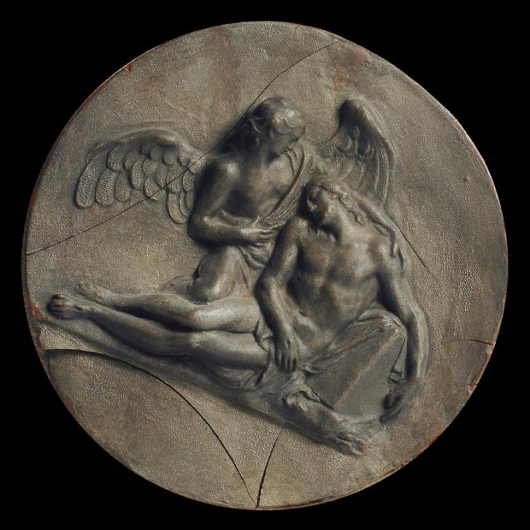 Unbekannter Künstler nach Georg Raphael Donner, Der Leichnam Christi, von einem Engel betrauert ...