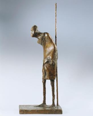 Ludmila Kriz, Pilger, 1975, Polyester, Höhe: 104 cm, Artothek des Bundes, Dauerleihgabe im Belv ...