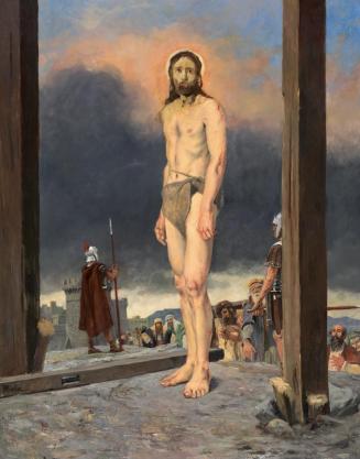 Max von Poosch-Gablenz, Vor der Kreuzigung, 1952, Öl auf Leinwand, 151,5 x 117 cm, Belvedere, W ...