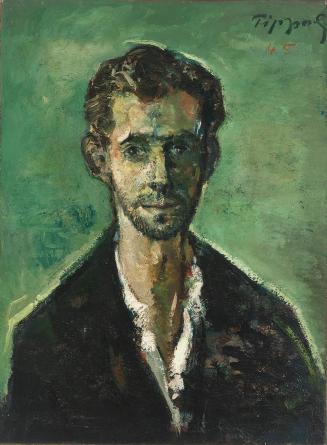 Hans Robert Pippal, Selbstporträt II, 1945, Öl auf Leinwand auf Platte, 77 × 57 cm, Belvedere,  ...