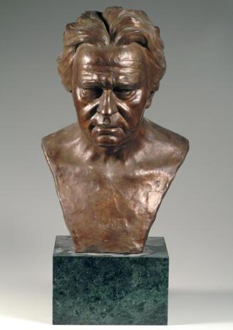 Gustinus Ambrosi, Joseph Marx, 1968, Bronze, H: 53 cm, Belvedere, Wien, Inv.-Nr. A 187a