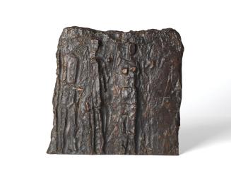 Fritz Wotruba, Relief mit drei Figuren, 1948, Bronze, 34 × 36,5 × 4 cm, Dauerleihgabe Fritz Wot ...