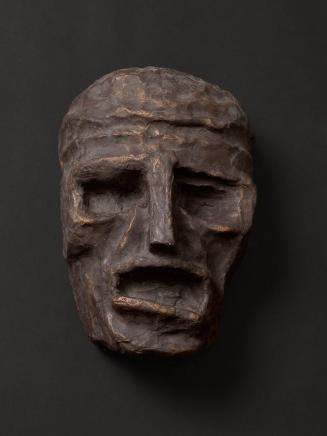 Fritz Wotruba, Entwurf einer Maske für Kreon für die Inszenierung von "Antigone" (Sophokles) am ...