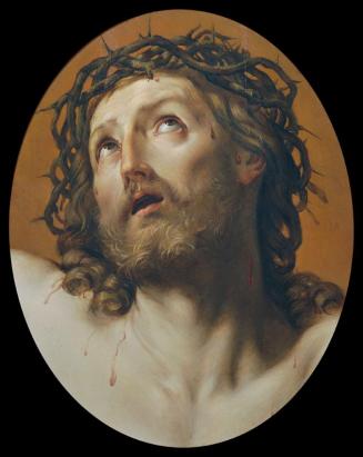 Unbekannter Künstler, Kopie nach Guido Reni, Christuskopf, Öl auf Holz, 50 × 40 cm, Belvedere,  ...