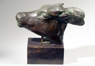 Georg Ehrlich, Kopf eines Kalbes, 1939, Bronze, H: 19 cm, Belvedere, Wien, Inv.-Nr. 4730