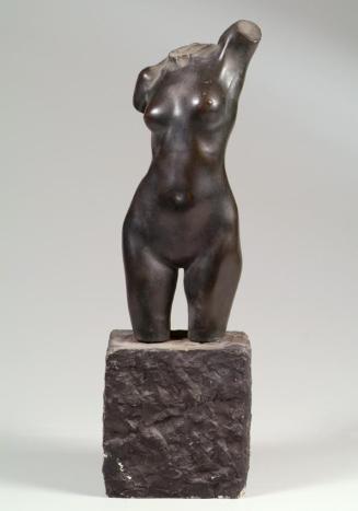 Otto Karl Hofner, Weiblicher Torso, um 1914, Bronze, H: 44 cm, Basis: 17 × 17 cm, Belvedere, Wi ...