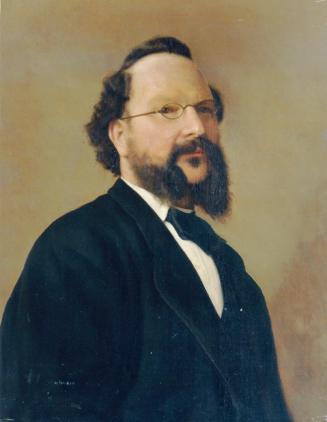 Amadeus Szekulics, Der Maler Peter Johann Nepomuk Geiger, 1891, Öl auf Holz, Belvedere, Wien, I ...