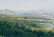 Ferdinand Engelmüller, Böhmisches Mittelgebirge (aus der Mappe „16 Ansichten tschechischer Land ...