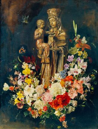 Franz Xaver Wolf, Die gotische Madonna, 1933, Öl auf Holz, 69,5 x 53 cm, Belvedere, Wien, Inv.- ...