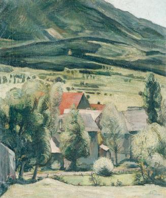 Albert Reuss, Landschaft, vor 1930, Öl auf Leinwand, 70,5 x 60,5 cm, Belvedere, Wien, Inv.-Nr.  ...