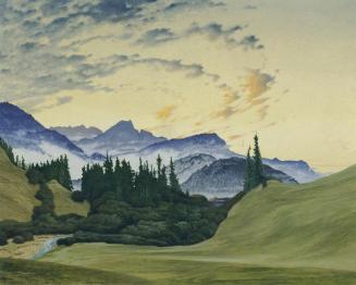 Edmund Steppes, Nebelreisen, 1900, Öl auf Leinwand, 88,5 x 112,5 cm, Belvedere, Wien, Inv.-Nr.  ...