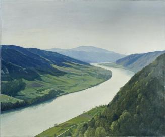 Otto Zieske, Donautal: Die Schlögener Schlinge, 1939, Öl auf Leinwand, 100 x 120,5 cm, Belveder ...