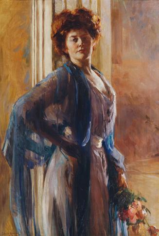 Jehudo Epstein, Frau Hilde Radnay, 1908, Öl auf Leinwand, 127,5 x 86,5 cm, Belvedere, Wien, Inv ...