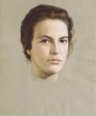 Friedrich Frotzel, Maria Keller, 1937, Farbkreide auf Papier, 45 x 37 cm, Belvedere, Wien, Inv. ...