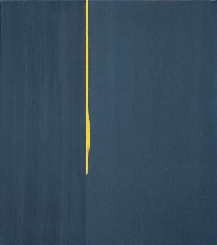Eleonore Friedrich, Ohne Titel (Komposition in Schwarz), 1992, Mischtechnik auf Leinwand, 80 ×  ...