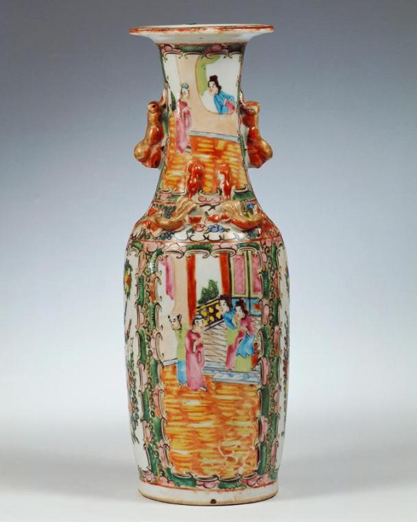 Japanische Vase, undatiert, Porzellan, H: 30 × 10,5 × 10,5 cm, Belvedere, Wien, Inv.-Nr. 7393/1