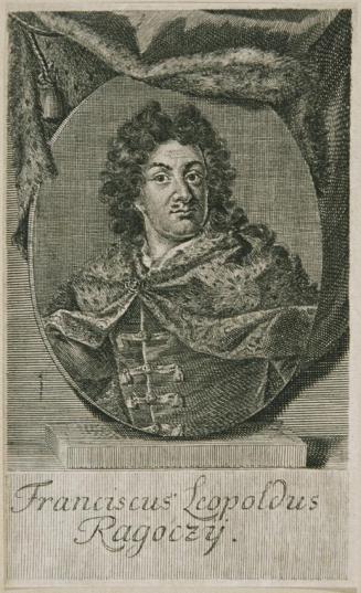 Franz II. Rákóczi, 1700/1750, Kupferstich auf Papier, Blattmaße: 15,2 × 9,1 cm, Belvedere, Wien ...