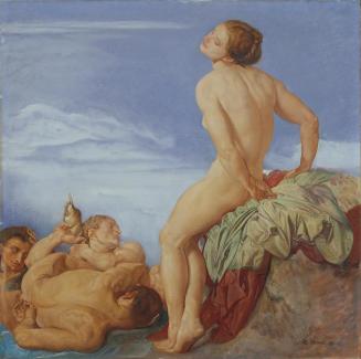 Rudolf Jettmar, Die vier Jahreszeiten: Sommer, 1928, Öl auf Leinwand, 90 x 90 cm, Belvedere, Wi ...