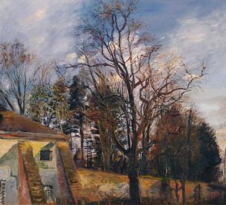 Erich Karl Wagner, Alter Garten im Herbst, vor 1935, Öl auf Leinwand, 60 x 64 cm,  Belvedere, W ...