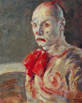 Rudolph Spohn, Selbstbildnis als Clown, 1930, Öl auf Leinwand, 68 x 55 cm, Belvedere, Wien, Inv ...