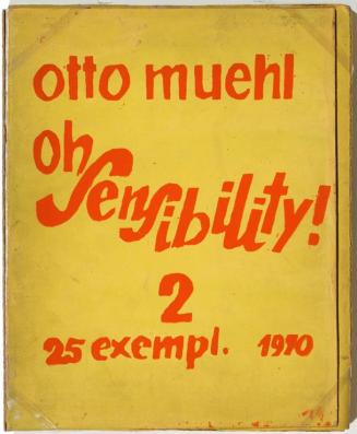 Otto Muehl, Oh Sensibility 2, 1970, 11 Fotografien in originaler Siebdruckmappe in Rahmen, Belv ...