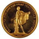 Ignaz Donner, Preismedaille der Akademie der freien Künste in Prag von 1796, Revers, 1796, Gold ...