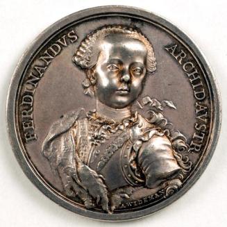 Franz Anton Wideman, Erzherzog Ferdinand Karl, Avers, Silber, D: 4,5 cm, Belvedere, Wien, Inv.- ...