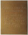 Josef Tautenhayn, Plakette auf Feldzeugmeister Erzherzog Friedrich als Protektor der Österreich ...