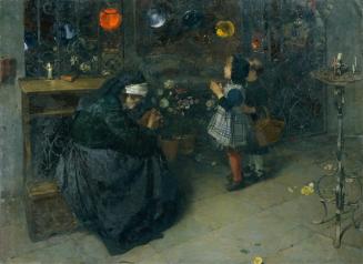 Albin Egger-Lienz, Karfreitag, 1892-1893, Öl auf Leinwand, 158 x 212 cm, Belvedere, Wien, Inv.- ...