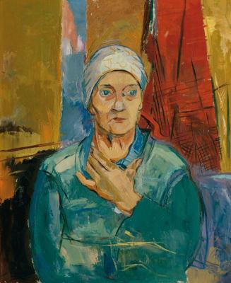 Maximilian Florian, Die Mutter des Künstlers, um 1936, Öl auf Leinwand, 73 x 60 cm, Belvedere,  ...