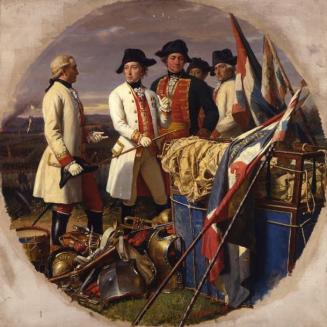 Karl von Blaas, Die Schlacht bei Würzburg 1796, 1870, Öl auf Leinwand, 87 x 87 cm, Belvedere, W ...