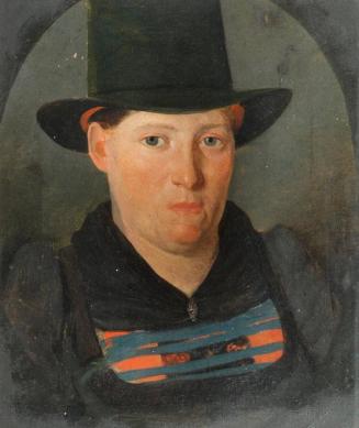 Franz Gasser, Porträt einer Bäuerin, 1826, Öl auf Leinwand, 30 x 24,5 cm, Belvedere, Wien, Inv. ...