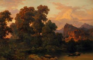 Salomon Corrodi, Italienische Landschaft, Öl auf Leinwand, 66 x 101,5 cm, Belvedere, Wien, Inv. ...