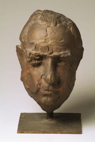 Horst Aschermann, Hans Weigel, undatiert, Bronze, 37,5 cm, Artothek des Bundes, Dauerleihgabe i ...