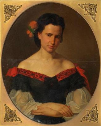 Joseph Hasslwander, Wilhelmine Hasslwander, Öl auf Leinwand, 81 x 65 cm, Belvedere, Wien, Inv.- ...