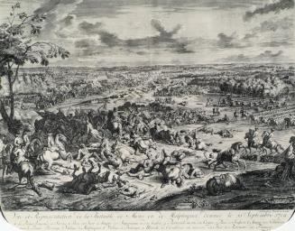 Jan van Huchtenburgh, Die Schlacht bei Malplaquet am 11. September 1709, 1729, Kupferstich, 53  ...