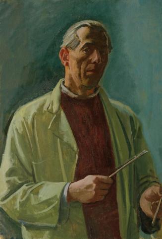 Ferdinand Kitt, Selbstbildnis, um 1940, Öl auf Leinwand, 95 x 65,5 cm, Belvedere, Wien, Inv.-Nr ...