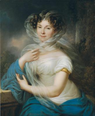 Franz Xaver Ferdinand von Lampi, Damenbildnis, um 1820, Öl auf Leinwand, 92 × 76 cm, Belvedere, ...