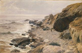 Alfred Zoff, An der Riviera (felsige Küste), 1888, Öl auf Leinwand, 126 x 191 cm, Belvedere, Wi ...