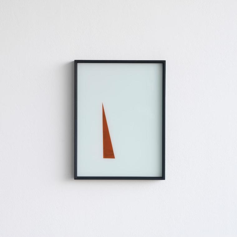 Florian Pumhösl, Seite (Rot), 2008, Acryllack hinter Glas, 42,5 x 32,5 cm, Belvedere, Wien, Inv ...
